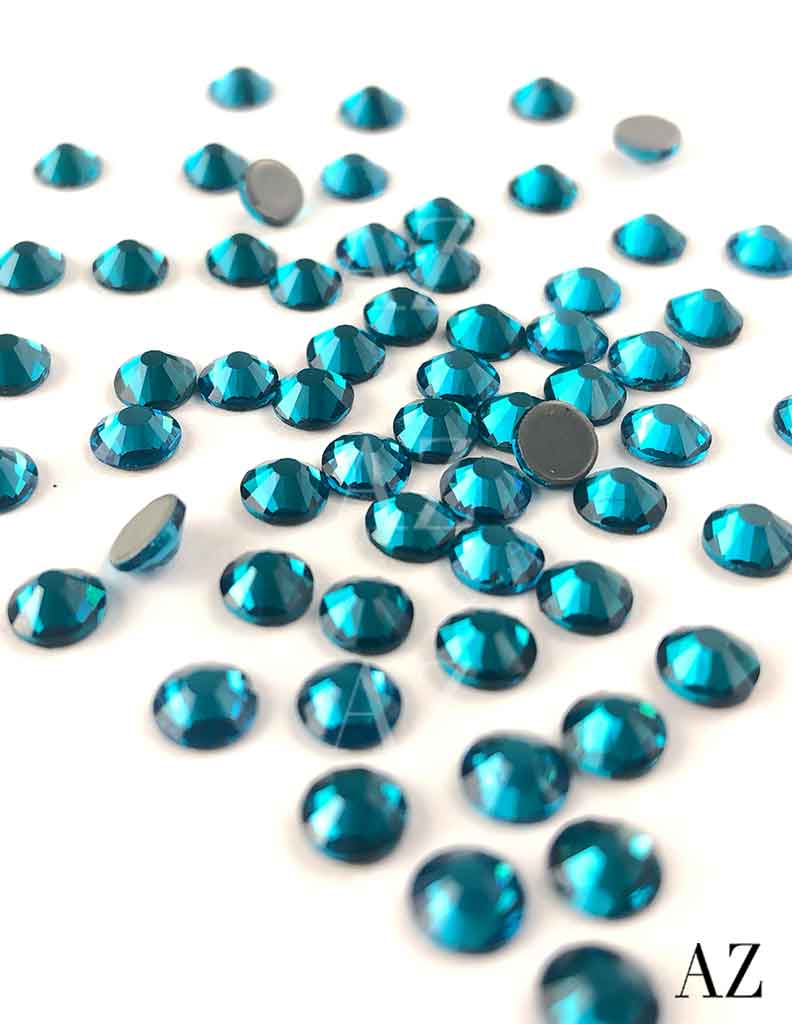 Hotfix Hochglanz Aquamarin