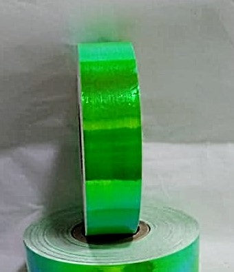 Klebebandrolle irisierend Neongrün