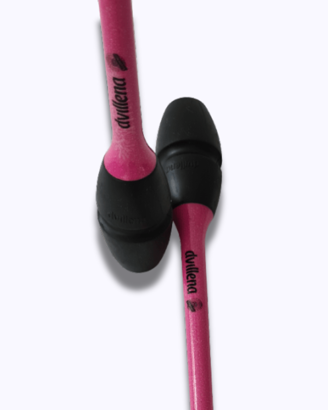 Keulen 41 cm - Rosa mit Glitzer und Schwarz