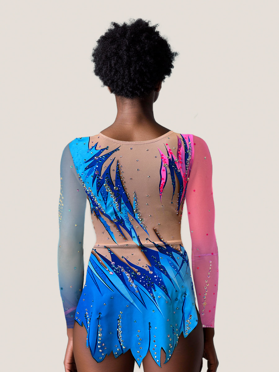 Viva – Turnanzug Rhythmische Sportgymnastik TURBO FLUOR