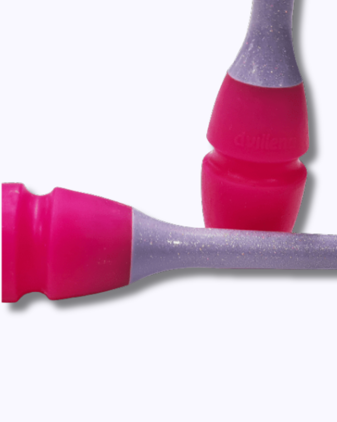 Keulen 36 cm - Lila mit Glitzer und Neonrosa