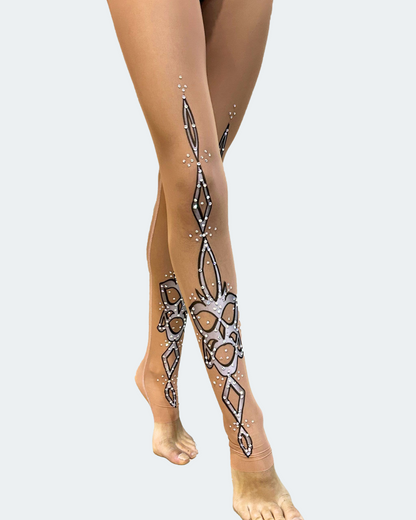 Klassische Rhythmische Sportgymnastik-Strumpfhosen