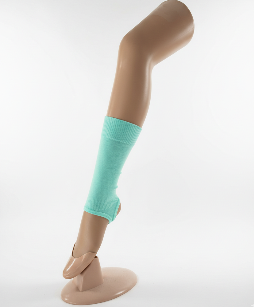 calentadores vinkova aguamarina, perfectos para practicar gimnasia ritmica