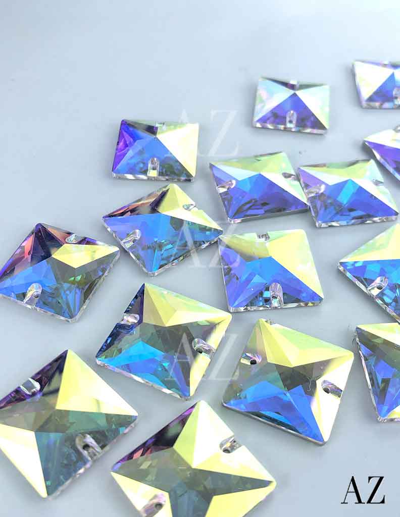 Annähkristall - Quadrat