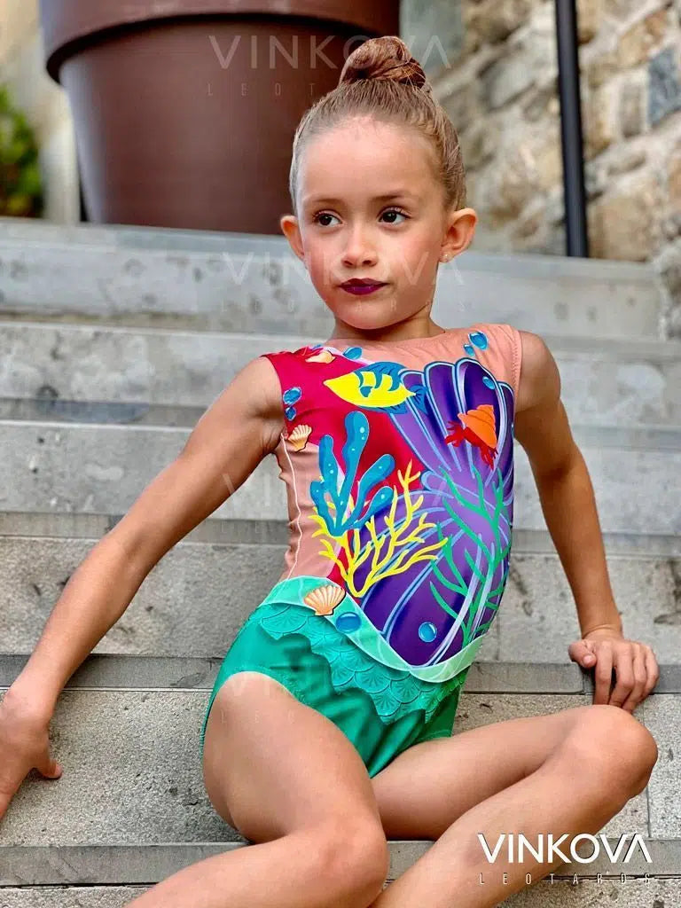 Ariel – Trikot Rhythmische Sportgymnastik Mädchen