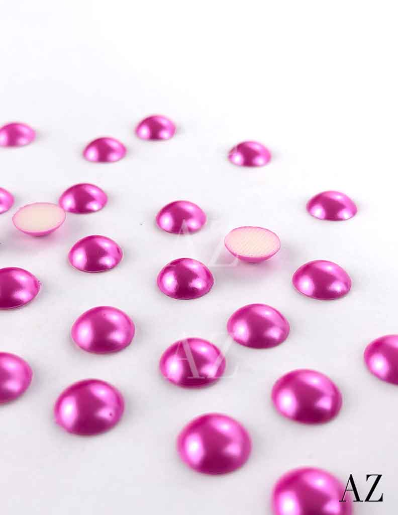Keramikperle Hotfix Rosa