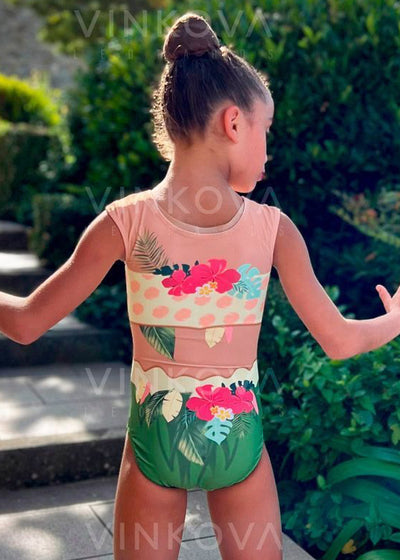 RSG-Trainingsanzug mit künstlerischem Surfer-Print und leuchtenden Farben.