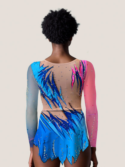 Viva – Turnanzug Rhythmische Sportgymnastik TURBO FLUOR