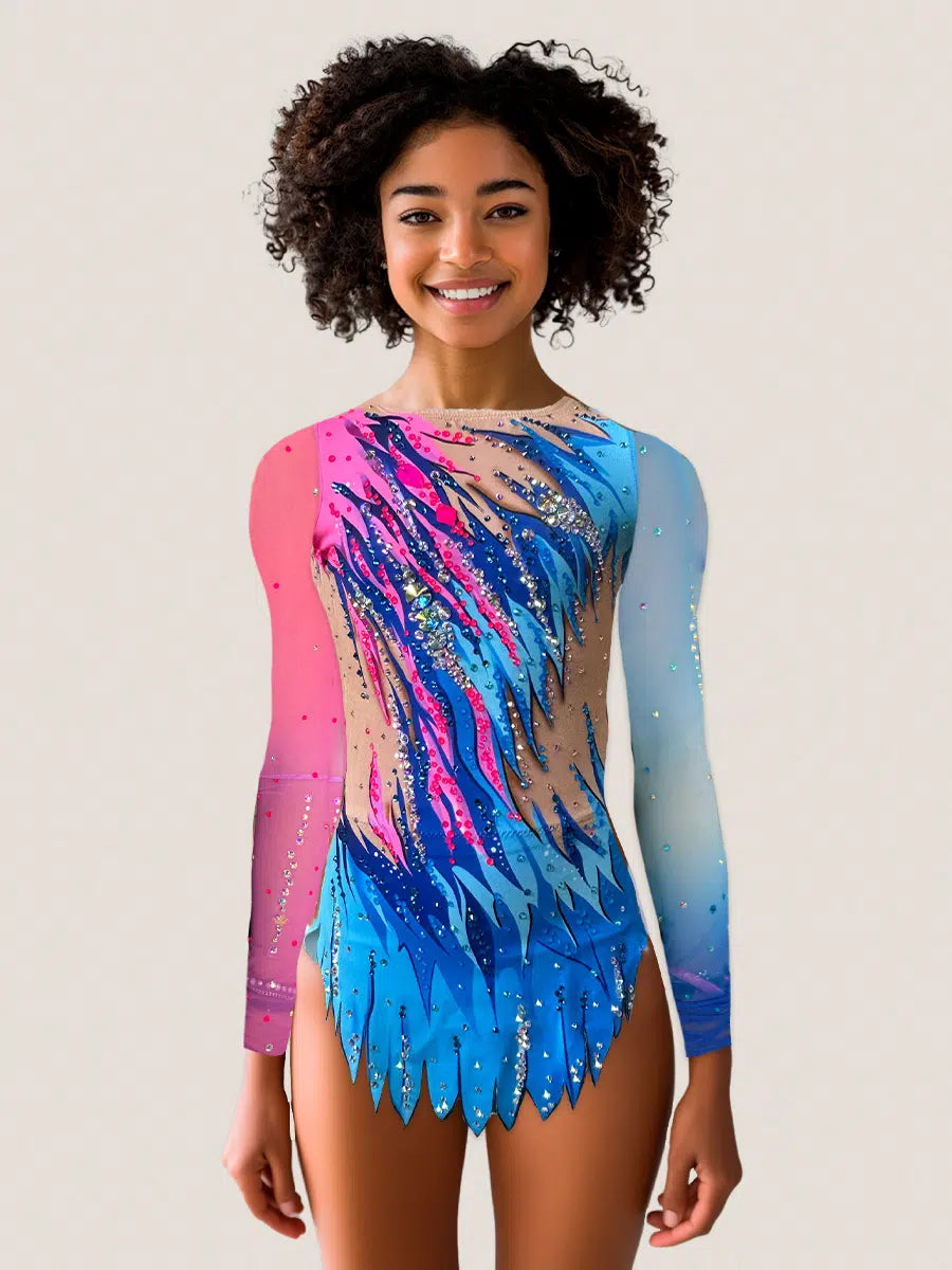 Viva – Turnanzug Rhythmische Sportgymnastik TURBO FLUOR