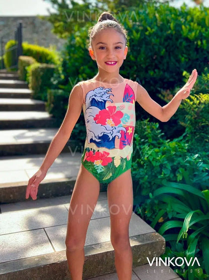 Vaiana – Mädchen Rhythmische Sportgymnastik Trikot