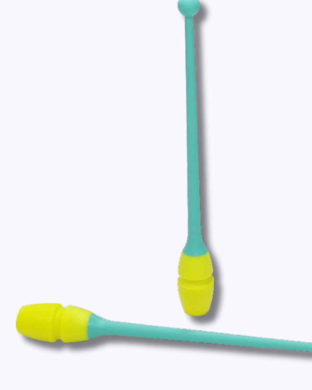 Keulen 36 cm - Türkis und Neongelb