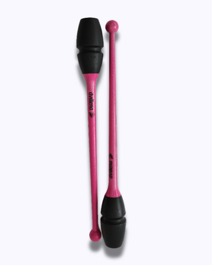 Keulen 41 cm - Rosa mit Glitzer und Schwarz