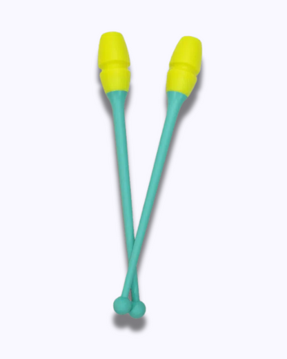 Keulen 36 cm - Türkis und Neongelb