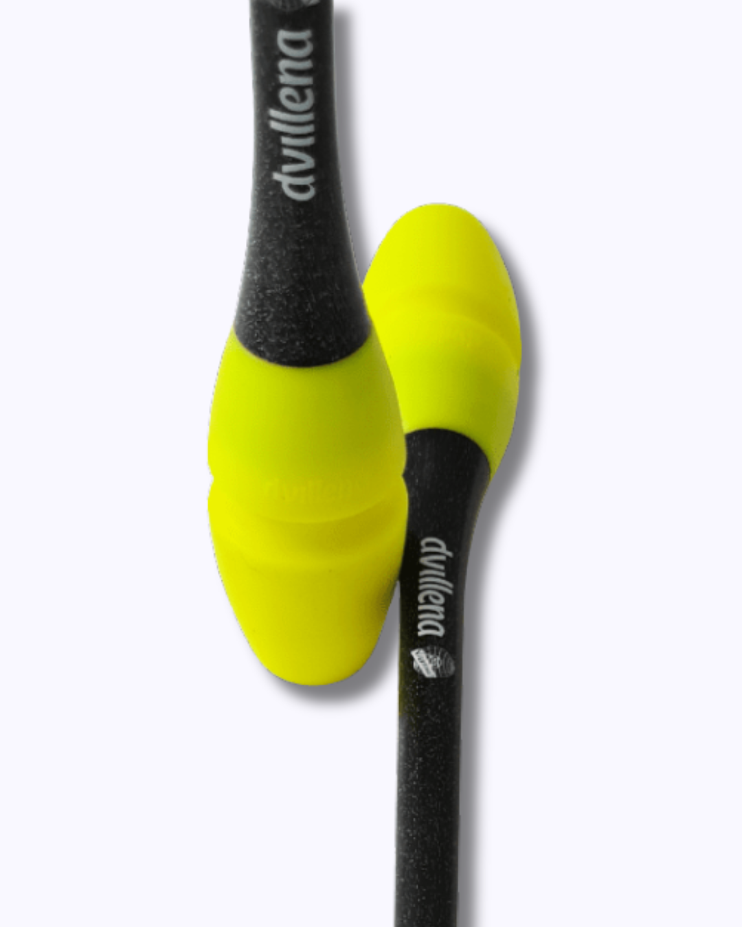 Keulen 45 cm - Schwarz mit Glitzer und Neon-Gelb