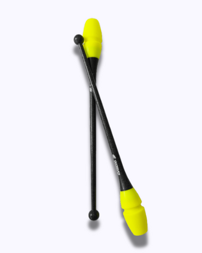 Keulen 45 cm - Schwarz mit Glitzer und Neon-Gelb