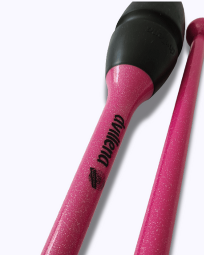 Keulen 41 cm - Rosa mit Glitzer und Schwarz